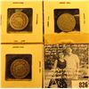 Image 2 : 1867 With & With Out Rays, & 1869 U.S. Shield Nickels, VG-Fine.