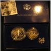 Image 2 : 1986 S Statue of Liberty 2-Piece U.S. Proof Set, Half-Dollar & Dollar, in original box with literatu