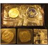 Image 1 : 1971 S BU Silver in original envelope of issue & 1978 P, D Eisenhower Dollars.