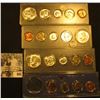 Image 1 : 1967 U.S. Special Mint Set, original as issued; 1959 & (2) 1964 BU Year Sets in Snaptight cases.