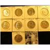 Image 1 : 1948D, 49P, S, 52S, 53S, 54P, 56P, & (2) 63D Franklin Halves, most of which are EF-AU.