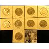 Image 2 : 1948D, 49P, S, 52S, 53S, 54P, 56P, & (2) 63D Franklin Halves, most of which are EF-AU.