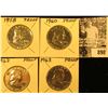 Image 1 : 1958 P, 60 P, 62 P, & 63 P Franklin Half Dollars. All Gem Proofs.