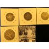 Image 2 : (2) 1899 P both Fine, & 1900 O Fine Barber Quarters; & 1905 S Barber Half Dollar, VG.