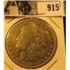 Image 1 : 1879 CC U.S. Morgan Silver Dollar, Fine.