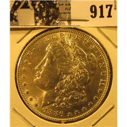 1886 P U.S. Morgan Silver Dollar, Unc.