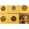 Image 2 : 944 . Argentina: 1883 10c VF; Cuba 1949 10c BU & 1949 50c AU; 1876 Colombia 20c Fine/VF; & 1864 Guat