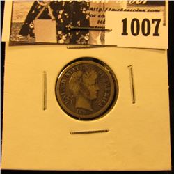 1007 . 1893 S Barber Dime, VG.