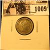 Image 1 : 1009 . 1909 O Barber Dime, EF (tarnished).