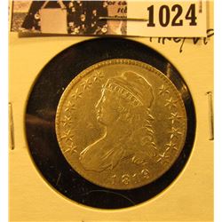 1024 . 1819 Capped Bust Half Dollar, Fine/VF.
