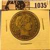 Image 1 : 1035 . 1894 O U.S. Barber Half Dollar, VG10.
