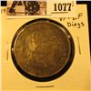 Image 1 : 1077 . 1900 Lafayette Silver Commemorative Dollar, VF-EF but with rim dings, bends, dents, and etc.