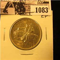 1083 . 1925 Stone Mountain Commemorative Silver Half-Dollar, EF.