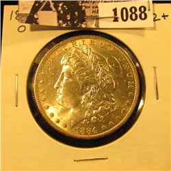 1088 . 1884 O U.S. Morgan Dollar, Brilliant Uncirculated.