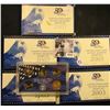 Image 1 : 1111 . (2) 2003 S, 2005 S & (2) 2007 S Proof U.S. State Quarter Sets.