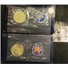 Image 2 : 1112 . 1971 S & 1972 S Uncirculated Silver Eisenhower Dollars In Original blue Government Packaging