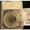 Image 1 : 1115 . 1981-P Off-Center Washington Quarter Graded AU 58