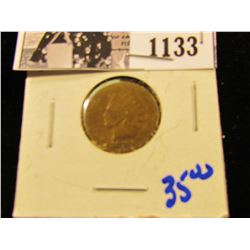 1133 . 1876 Semi Key Date Indian Head Penny