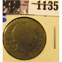 1135 . 1905-S Better Date Barber Quarter