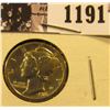 Image 1 : 1191 . 1916 P Mercury Dime