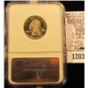Image 2 : 1203 . 2003-S Silver Arkansas Quarter Graded Proof 69 Ultra Cameo By NGC