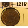 Image 1 : 1216 . 1867 U.S. Two Cent Piece