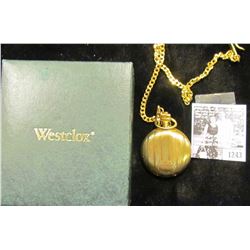 1243 . Westclock Pocket Watch With Box