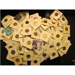 1244 . Big Bag Of Coins Includes Buffalo Nickels, Indian Head Pennies, Proof Coins, And More
