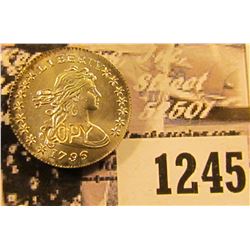 1245 . 1796 Half Dime Silver Restrike From The Gallery Mint Museum