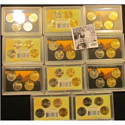1261 . Dealer Lot Of Eleven Westward Journey Nickel Sets