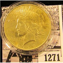 1271 . 1923 P Encapsulated Peace Dollar