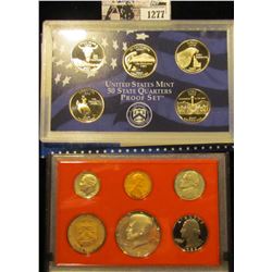 1277 . 2007 S U.S. State Quarters Proof Set, Original as issued; & 1982 S U.S. Proof Set, original a