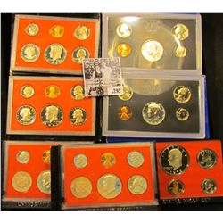 1295 . (2) 1970 S, 78 S, 80 S, 81S, & (2) 82 S U.S. Proof Sets