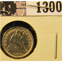 1300 . 1858-O Seated Half Dime