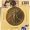 Image 1 : 1301 . 1921 P Walking Liberty Half Dollar, super Key date.