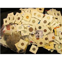 1303 . Junk Drawer Coin Lot. Included In This Lot Is A Disney Watch With Mickey Mouse, Steel Mesh Pu