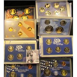 1304 . 1999 S, 2000 S, & 2009 S U.S.  Proof Sets