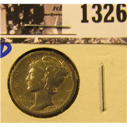 1326 . 1921-D Key Date Mercury Dime