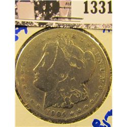 1331 . 1904-S Morgan Silver Dollar, Semi Key Date