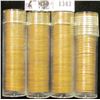 Image 1 : 1343 . (4) Rolls of 1960 D Small Date Memorial Cents. Circulated.