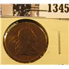 Image 1 : 1345 . 1806 Draped Bust Half Cent
