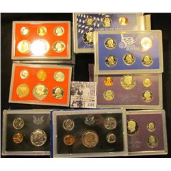 1355 . 1968S, 1971S, (2) 1982S, 1984S, 1987S, 2000S U.S. Proof Sets.