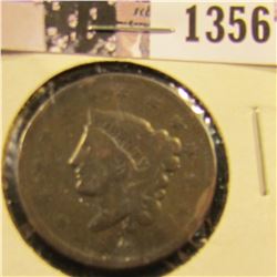 1356 . 1836 Coronet Head Large Cent