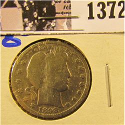 1372 . 1898-O Barber Quarter