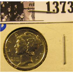 1373 . 1935-D Mercury Dime with great details