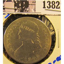 1382 . 1809 Bust Half Dollar