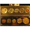 Image 1 : 1406 . 1960 P & D Gem BU Mint Set in a pair of Snap-tight coin holders.