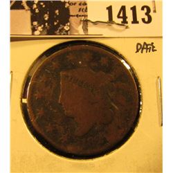 1413 . 1821 U.S. Large Cent, AG