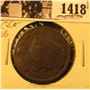 Image 1 : 1418 . 1827 U.S. Large Cent, VG.