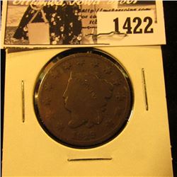 1422 . 1829 U.S. Large Cent, VG.